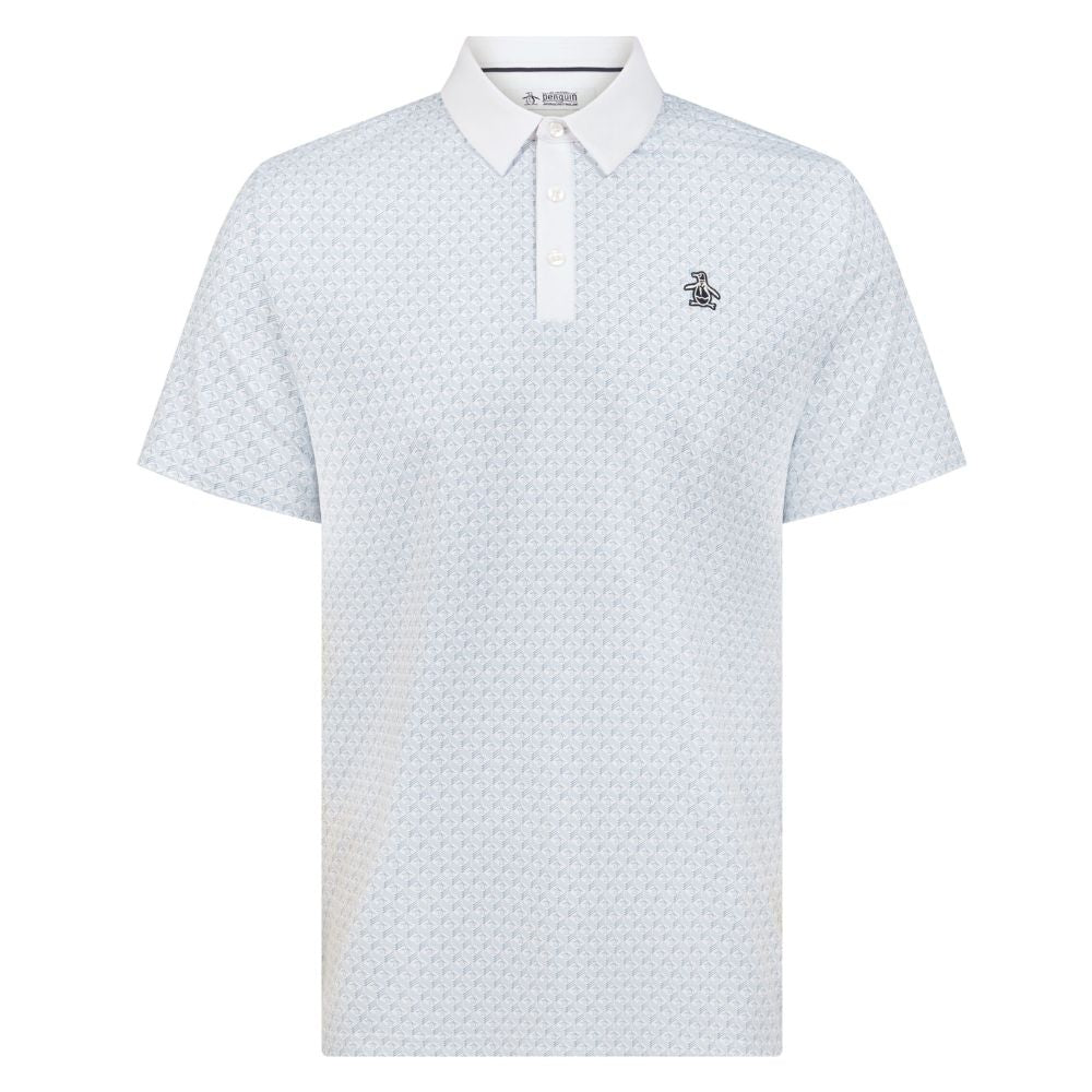 Original Penguin Pete's Tee Time Men's Golf Polo 2026 - OGKSF045-118 Bright White 118 M