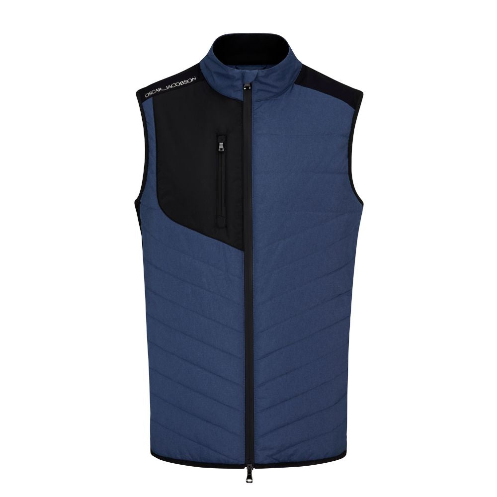 Oscar Jacobson Baynes Men's Thermal Golf Gilet 2026 - Savoy Blue Savoy Blue M