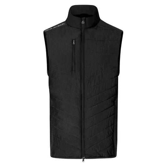 Oscar Jacobson Baynes Mens Thermal Golf Gilet 2025 - Black Black M