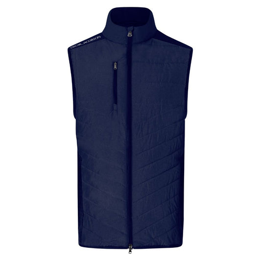 Oscar Jacobson Baynes Mens Thermal Golf Gilet 2025 - Navy Navy M