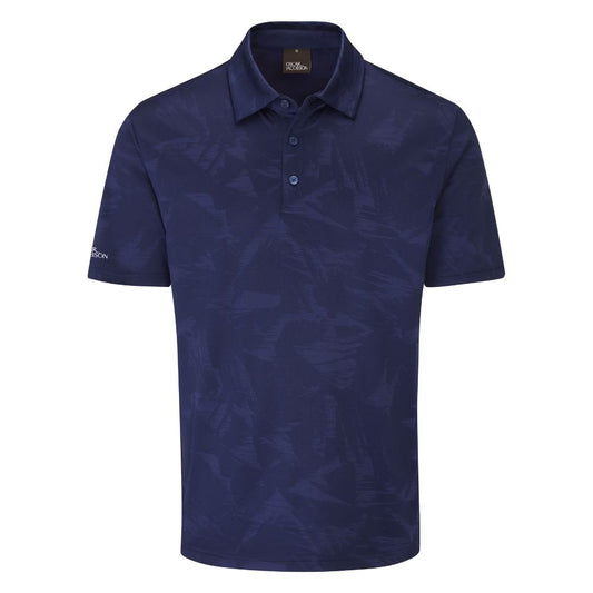 Oscar Jacobson Bulkeley Mens Golf Polo Shirt 2025 - Navy Navy M