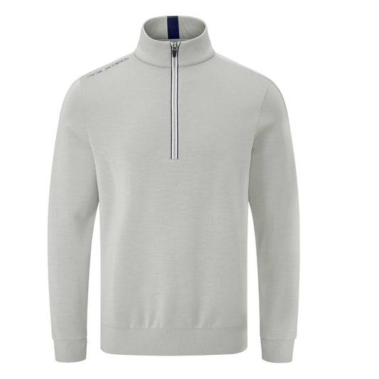 Oscar Jacobson Drew Men's Pullover Golf Top 2026 - Aluminium Aluminium M