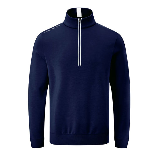Oscar Jacobson Drew Men's Pullover Golf Top 2026 - Navy Navy M