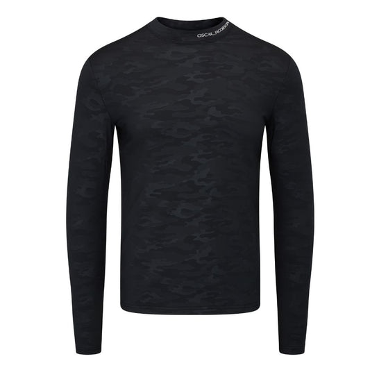Oscar Jacobson Hampton Mens Golf Baselayer 2025 - Black Black M