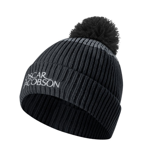 Oscar Jacobson Haven Golf Bobble Hat 2025 - Black / Pewter Black / Pewter OSFA