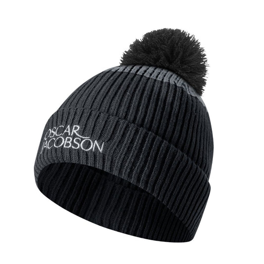 Oscar Jacobson Haven Golf Bobble Hat 2025 - Black / Pewter Black / Pewter OSFA