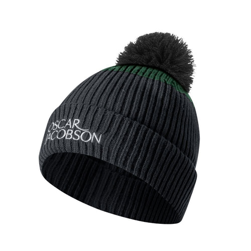 Oscar Jacobson Haven Golf Bobble Hat 2025 - Black / Pineneedle Black / Pineneedle OSFA