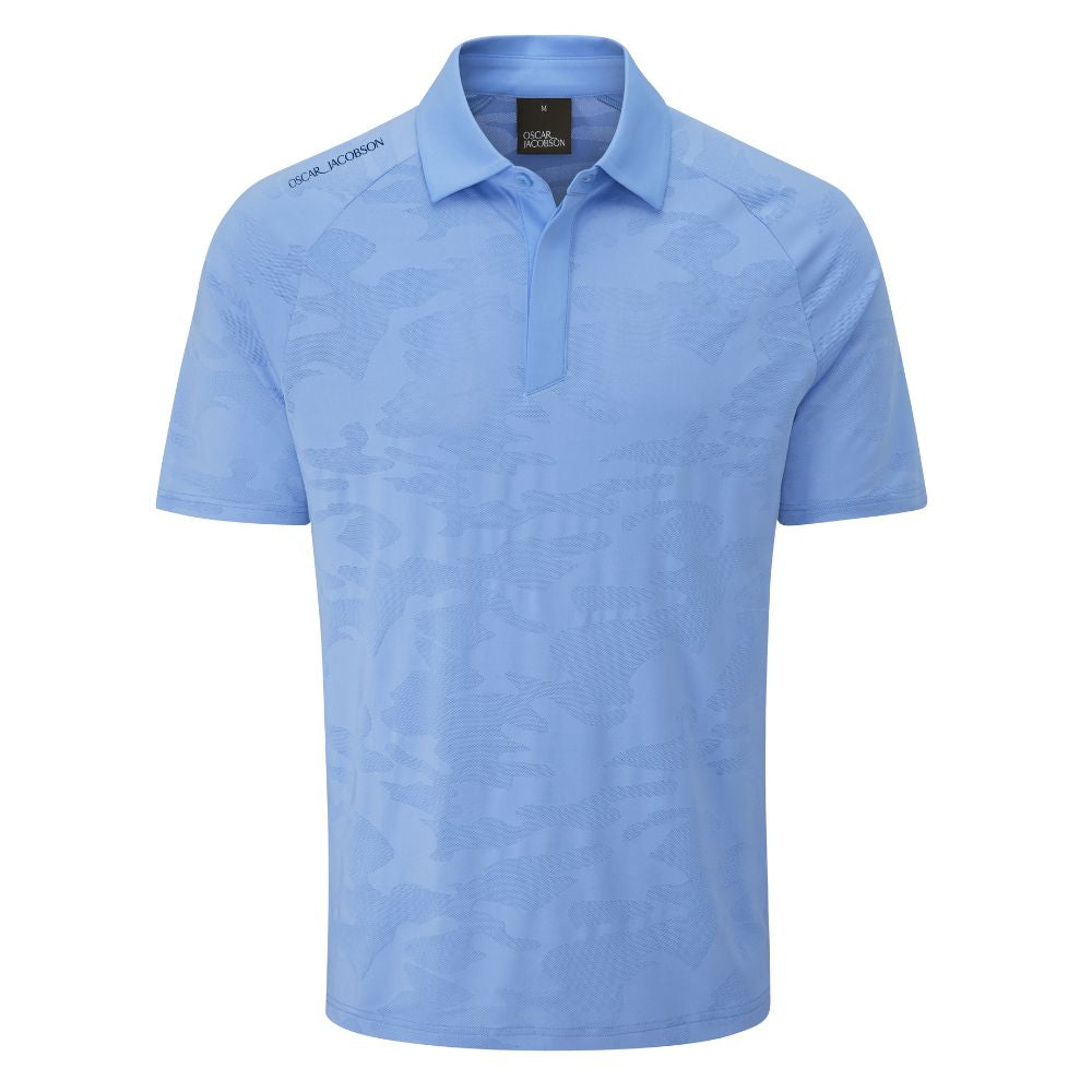 Oscar Jacobson Herald Men's Golf Polo Shirt 2026 - Dodger Blue Dodger Blue M