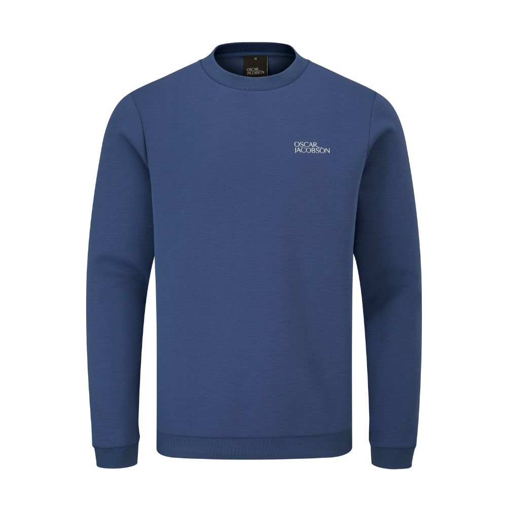 Oscar Jacobson Johnstone Tour Men's Pullover Golf Top - Savoy Blue Savoy Blue M