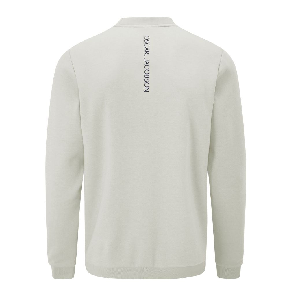 Oscar Jacobson Johnstone Tour Men's Pullover Golf Top 2026 - Aluminium