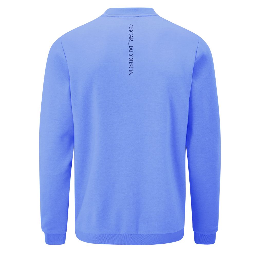 Oscar Jacobson Johnstone Tour Men's Pullover Golf Top 2026 - Dodger Blue