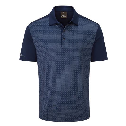 Oscar Jacobson Kenson Men's Golf Polo Shirt 2026 - Navy Navy M