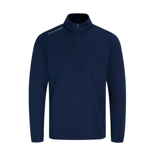 Oscar Jacobson Waite Men's Pullover Golf Top 2026 - Navy Navy M