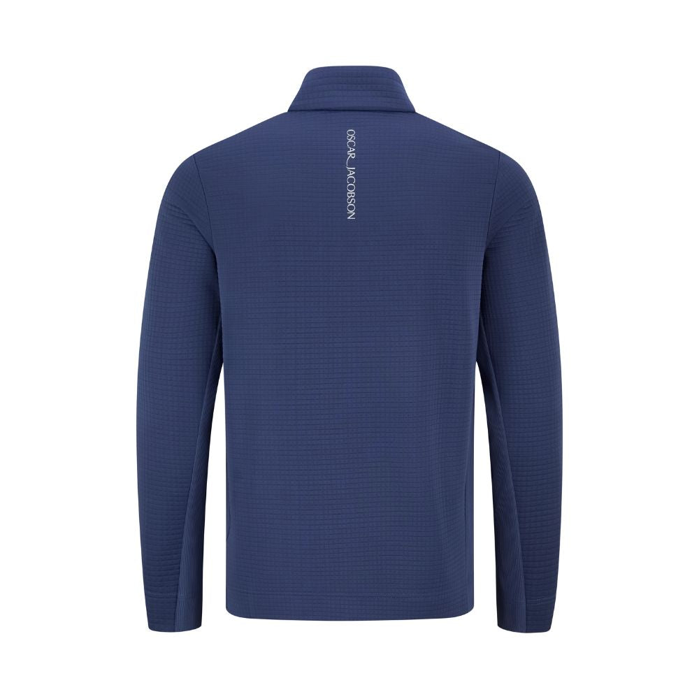 Oscar Jacobson Waite Men's Pullover Golf Top 2026 - Savoy Blue Savoy Blue M