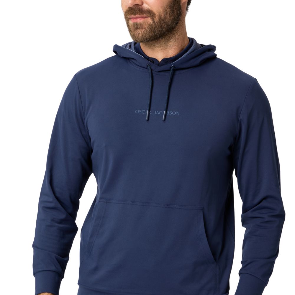 Oscar Jacobson Denbigh Men's Pullover Golf Top 2026 - Navy