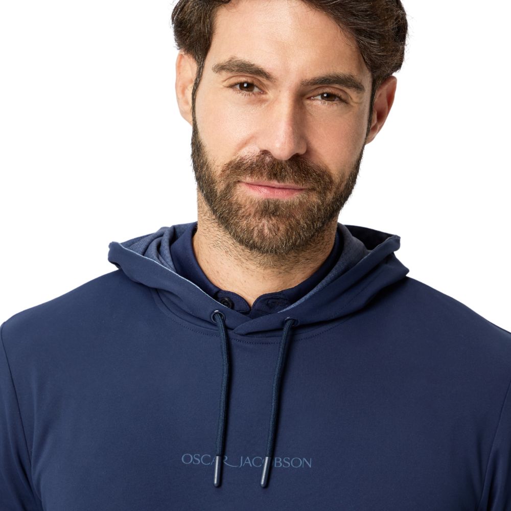 Oscar Jacobson Denbigh Men's Pullover Golf Top 2026 - Navy