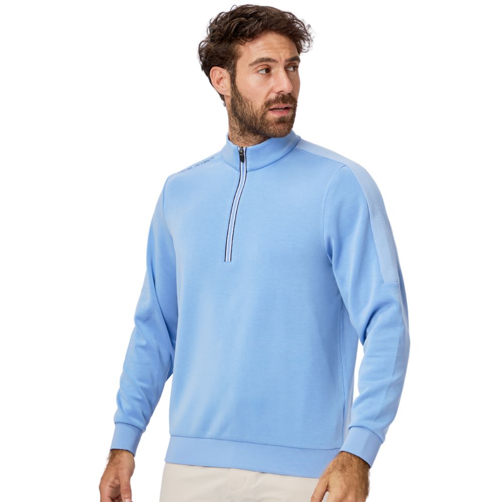 Oscar Jacobson Drew Men's Pullover Golf Top 2026 - Dodger Blue