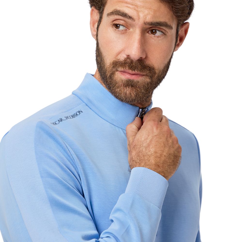 Oscar Jacobson Drew Men's Pullover Golf Top 2026 - Dodger Blue