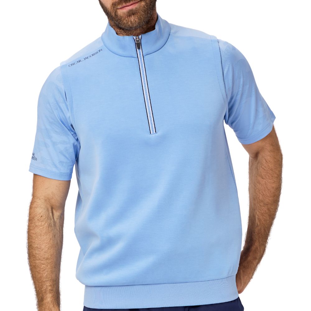 Oscar Jacobson Drew Sleeveless Men's Pullover Golf Top 2026 - Dodger Blue