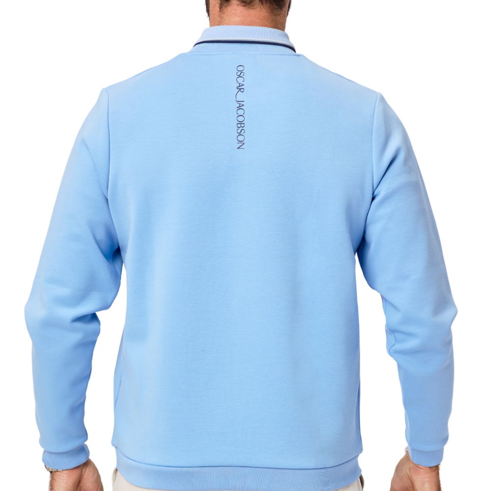 Oscar Jacobson Johnstone Tour Men's Pullover Golf Top 2026 - Dodger Blue