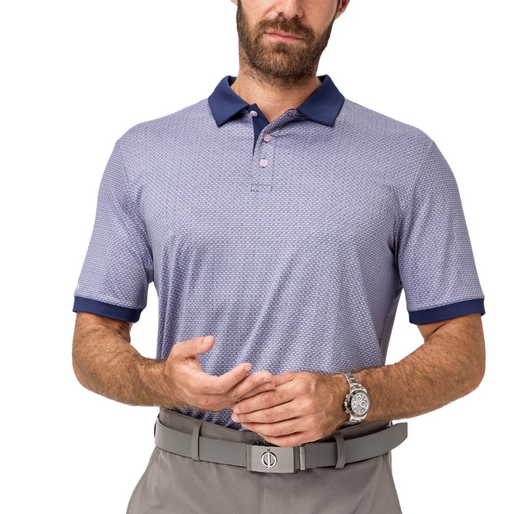 Oscar Jacobson Regent Men's Golf Polo Shirt 2026 - Navy