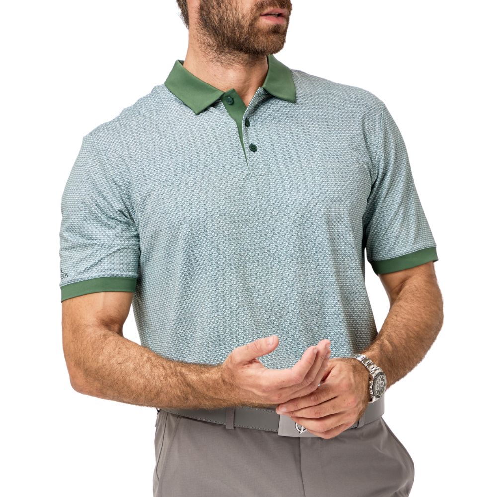 Oscar Jacobson Regent Men's Golf Polo Shirt 2026 - Pineneedle
