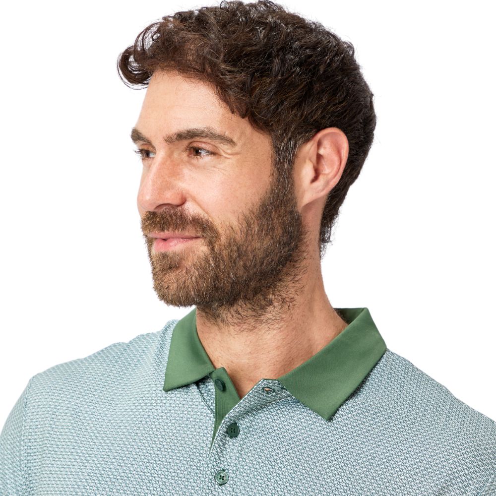 Oscar Jacobson Regent Men's Golf Polo Shirt 2026 - Pineneedle