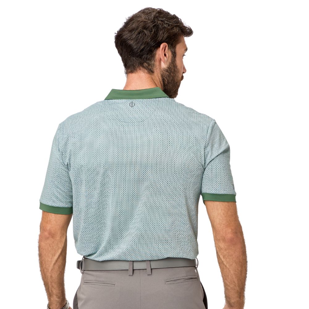 Oscar Jacobson Regent Men's Golf Polo Shirt 2026 - Pineneedle