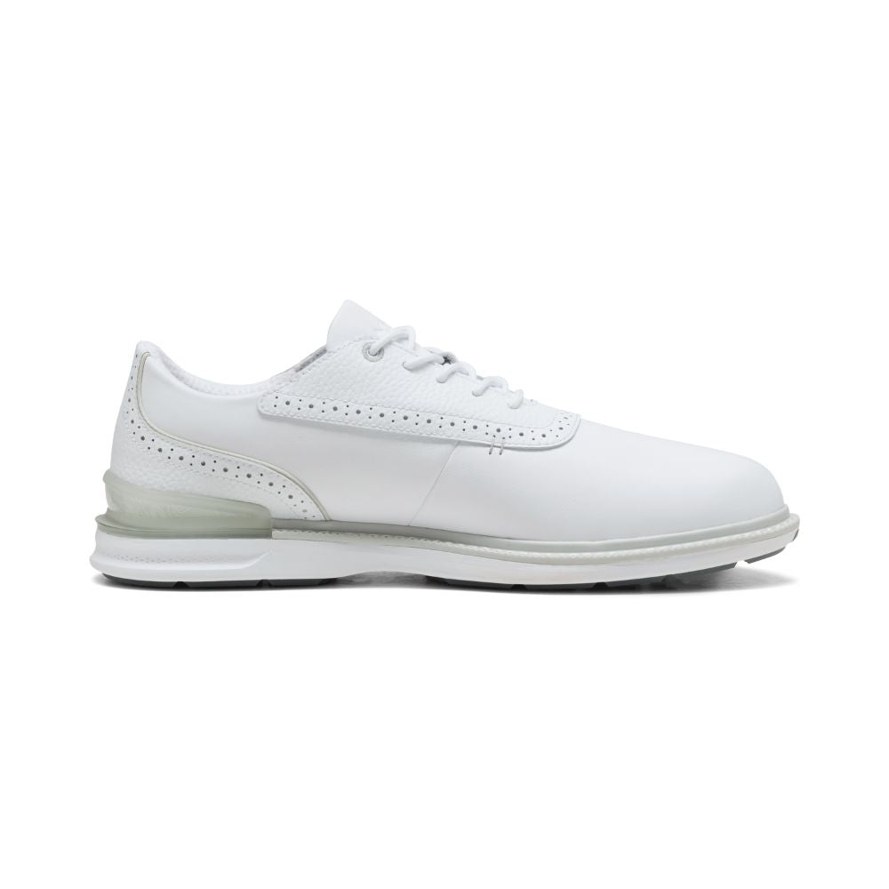 PUMA Avant 2.0 Spikeless Golf Shoes 2026 - White / Ash Grey / Slate Sky White-Ash Grey-Slate Sky 7
