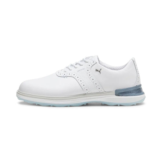 PUMA Avant Men's Spikeless Golf Shoes - White / Grey / Blue
