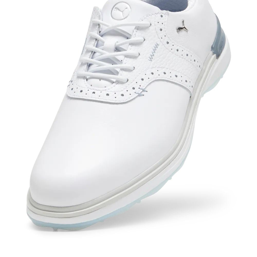 PUMA Avant Men's Spikeless Golf Shoe - White / Grey / Blue