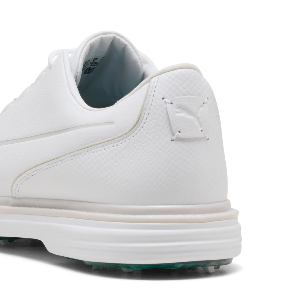 PUMA Avant Tour Spiked Golf Shoes 2026 - White / Feather Grey
