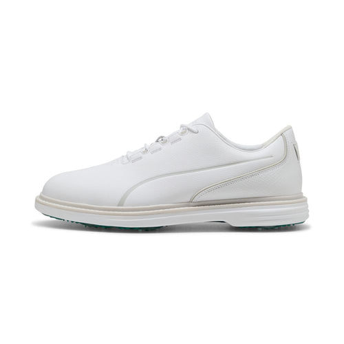 PUMA Avant Tour Spiked Golf Shoes 2026 - White / Feather Grey