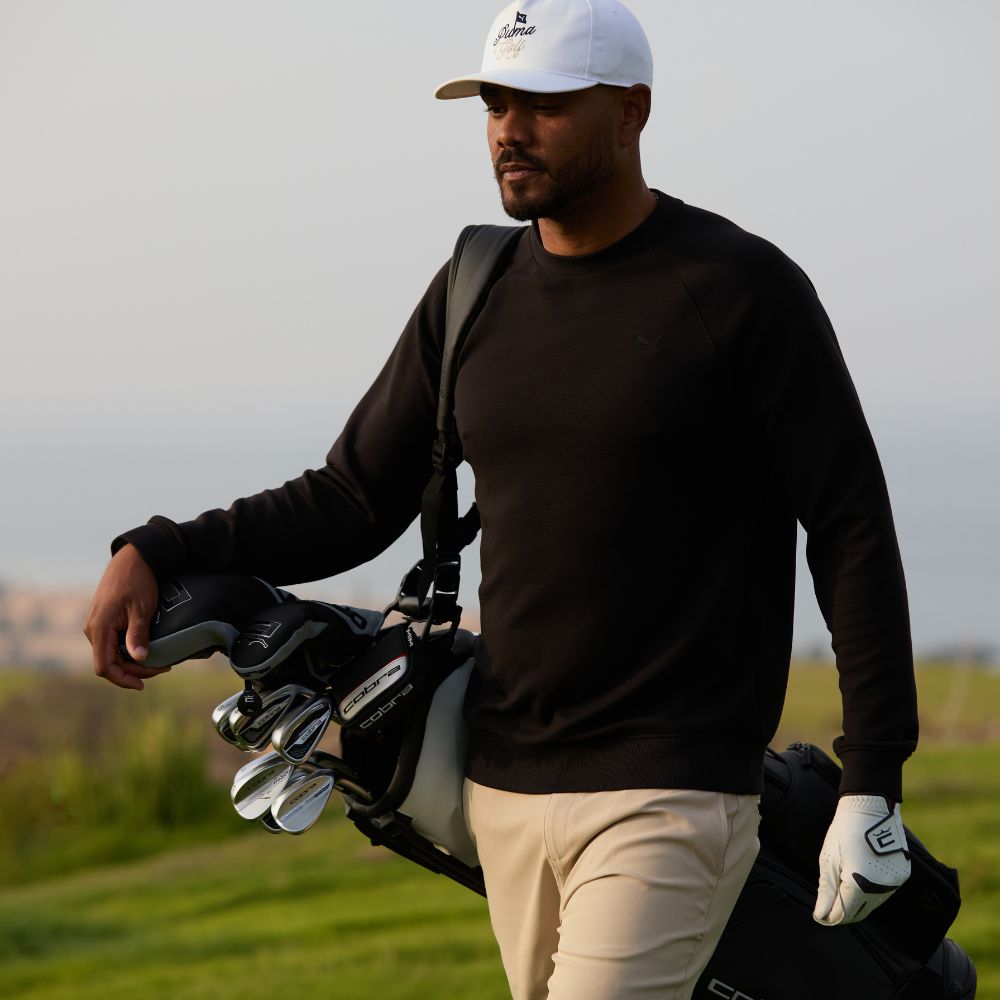 PUMA Cloudspun Fleece Golf Crewneck 2026 - Black