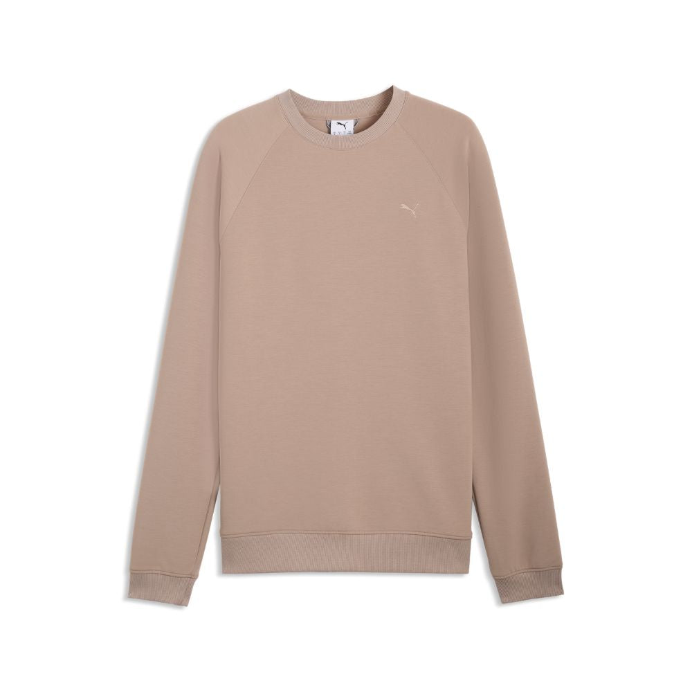 PUMA Cloudspun Fleece Golf Crewneck 2026 - Ice Coffee