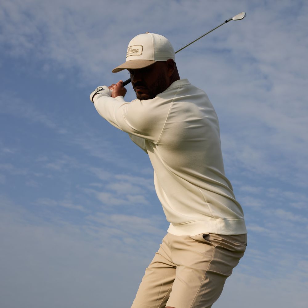 PUMA Cloudspun Fleece Golf Crewneck 2026 - Warm White