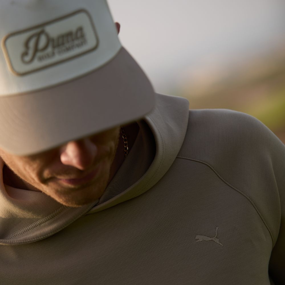 PUMA Cloudspun Fleece Golf Hoodie 2026 - Ice Coffee