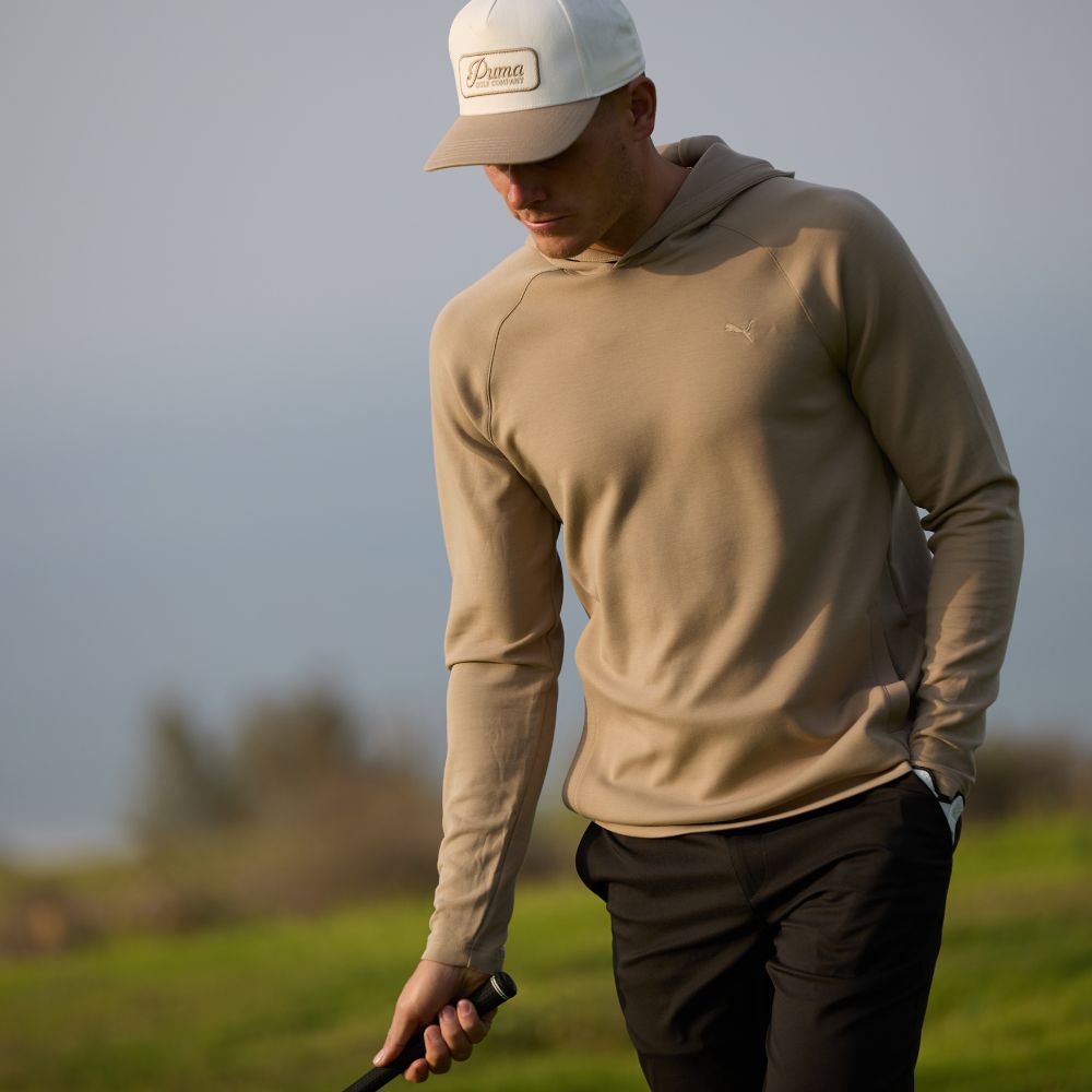 PUMA Cloudspun Fleece Golf Hoodie 2026 - Ice Coffee