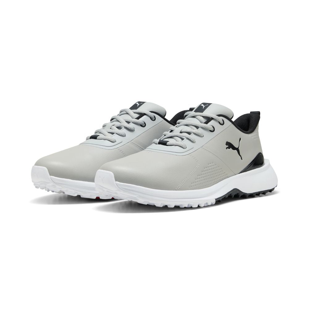 PUMA Fusion Grip 6 Evo Spikeless Golf Shoes 2026 - Ash Grey / Black