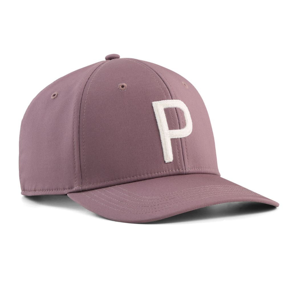 PUMA Heritage P Tech Men's Golf Cap 2026 - Rich Cocoa / Warm White