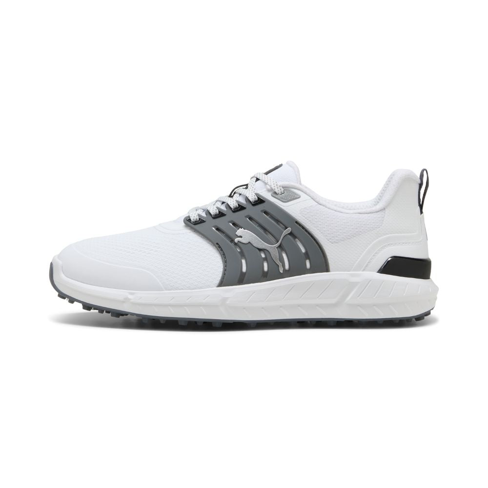 PUMA IGNITE Elevate 2 Tour Spiked Golf Shoe 2026 - White / Slate Sky / Black