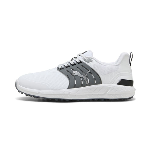 PUMA IGNITE Elevate 2 Tour Spiked Golf Shoes 2026 - White / Slate Sky / Black White / Slate Sky / Black 7