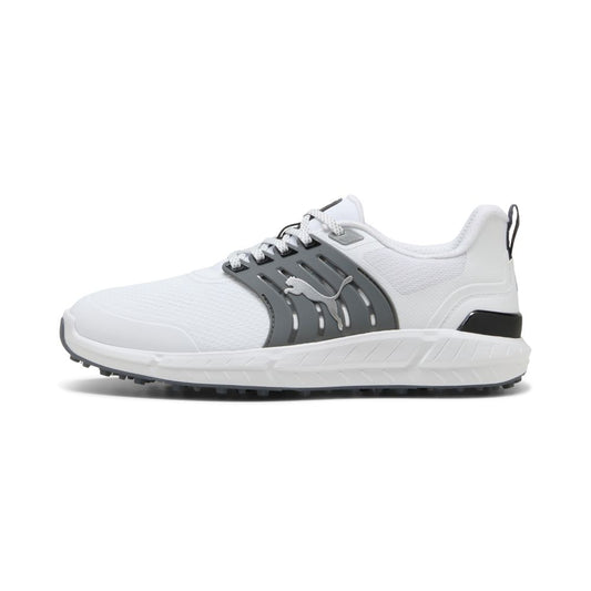 PUMA IGNITE Elevate 2 Tour Spiked Golf Shoes 2026 - White / Slate Sky / Black