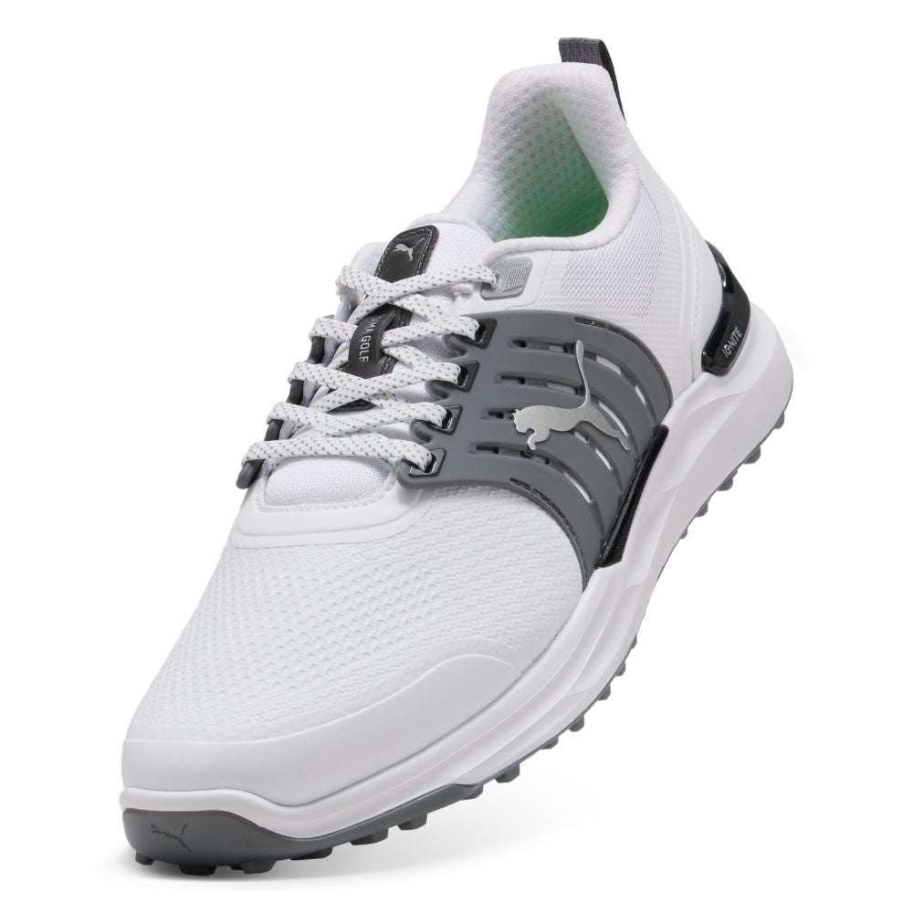 PUMA IGNITE Elevate 2 Tour Spikeless Golf Shoes 2026 - White / Slate