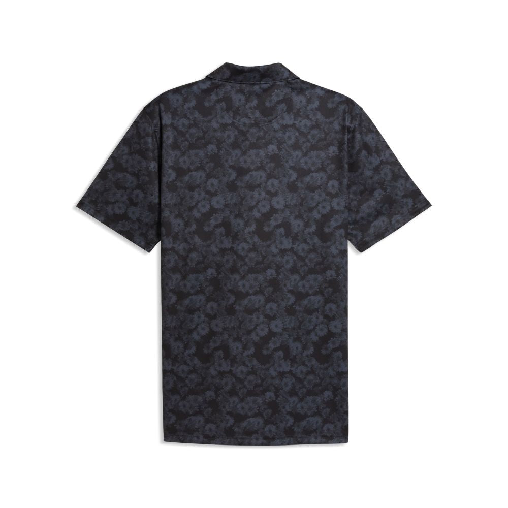 PUMA Pure 2.0 Floral Men's Golf Polo Shirt 2026 - Black