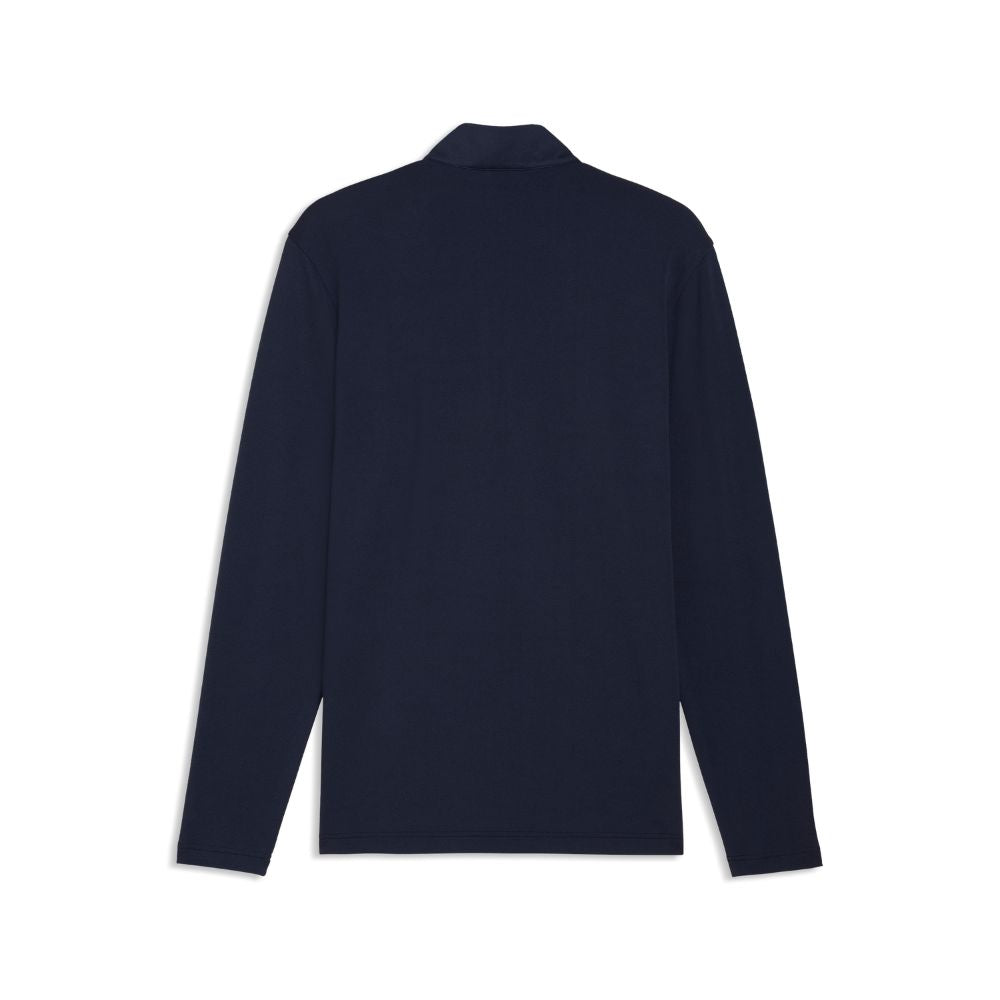 PUMA Pure 3.0 Texture Golf ¼ Zip 2026 - Deep Navy / White Glow