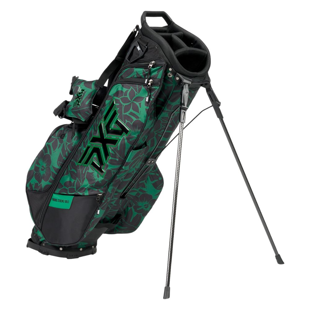 PXG Aloha Golf Carry Stand Bag 2026 - Black / Green Black / Green