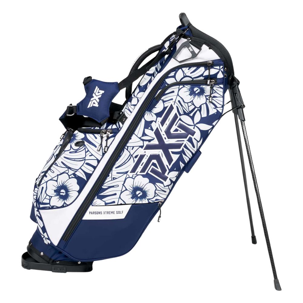 PXG Aloha Carry Stand Bag 2025 - Navy / White Navy / White