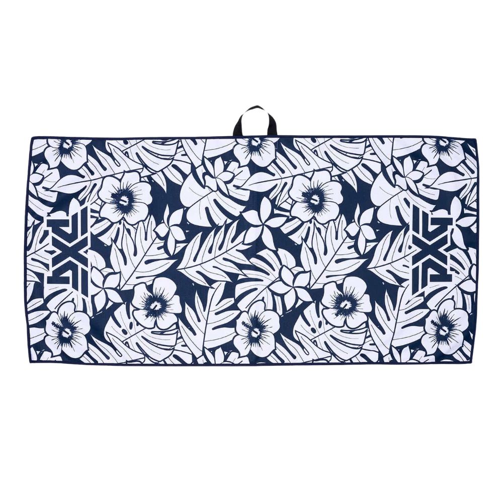 PXG Aloha Players Golf Towel 2025 Navy / White