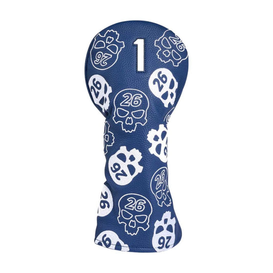 PXG Darkness Golf Driver Headcover 2025 - Navy / White Navy / White